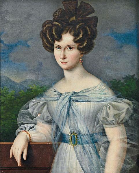Jorg Breu the Elder Lampi Portrait einer jungen Frau oil painting image